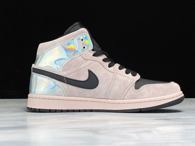 Reps TBkick Jordan Iridescent Air (W) BQ6472-602 Dirty Powder Mid 1 0711